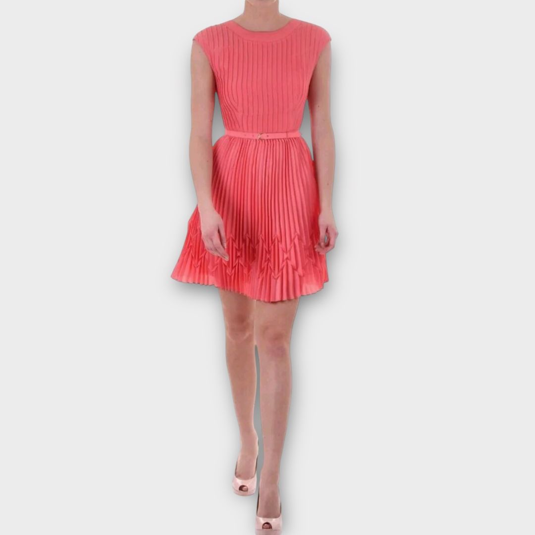 Ted Baker Pleated Dress - 10