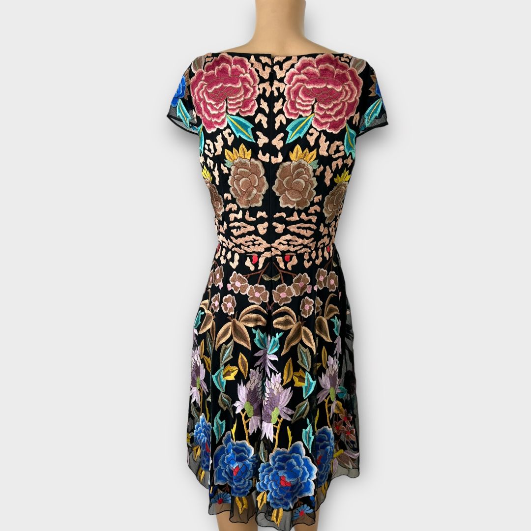 Temperley London Floral Embroidery Midi Dress - 12