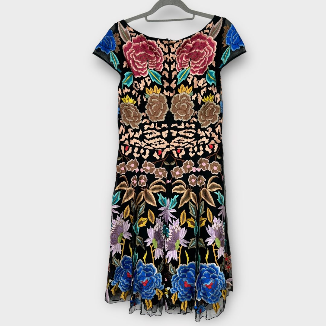 Temperley London Floral Embroidery Midi Dress - 12