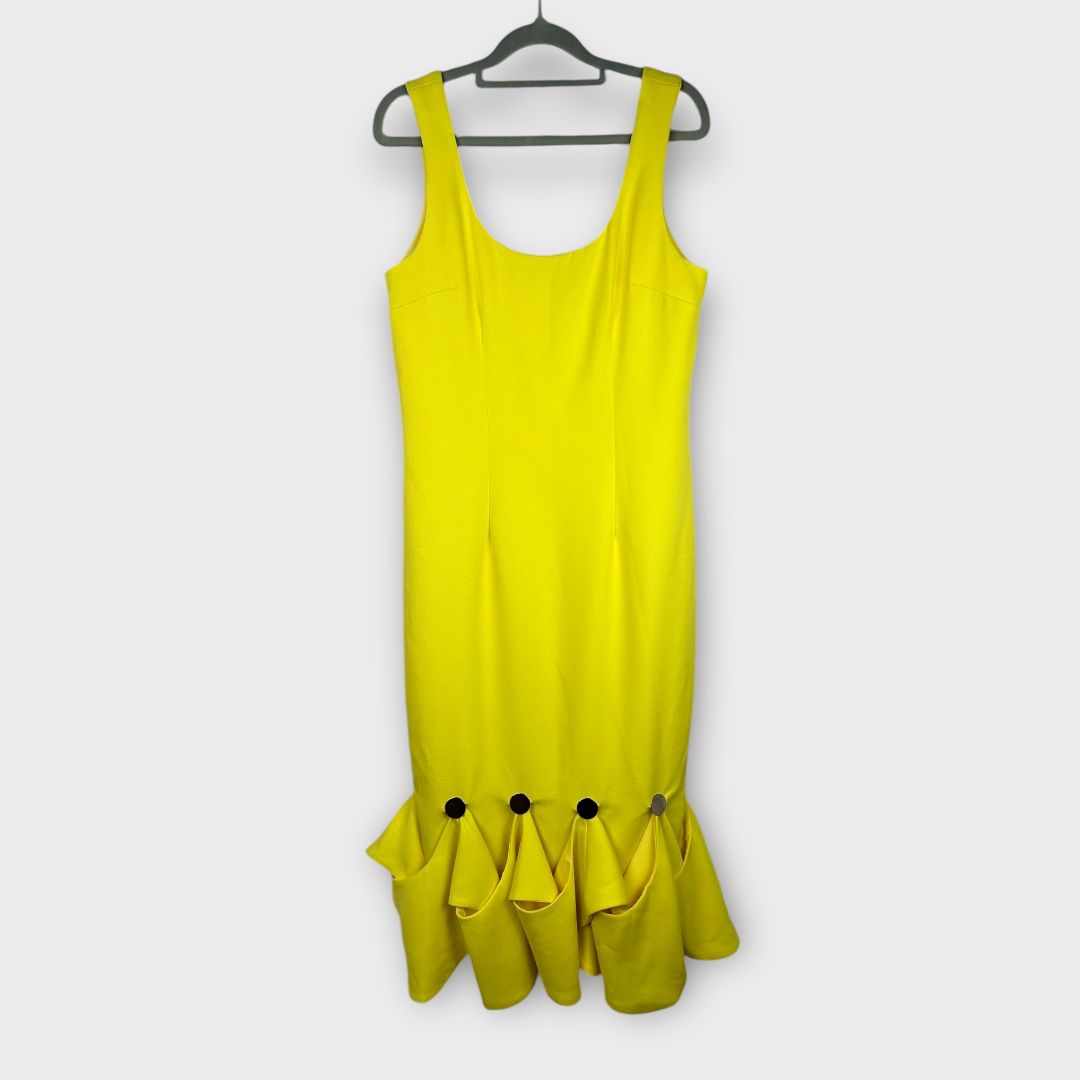 The 8th Sign Gina Disc Hem Midi Dress - 12