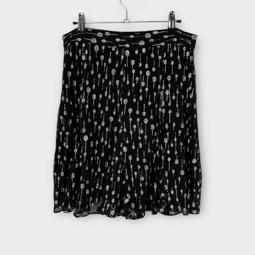 The Kooples Metallic Polka Dot Skirt - 10/12