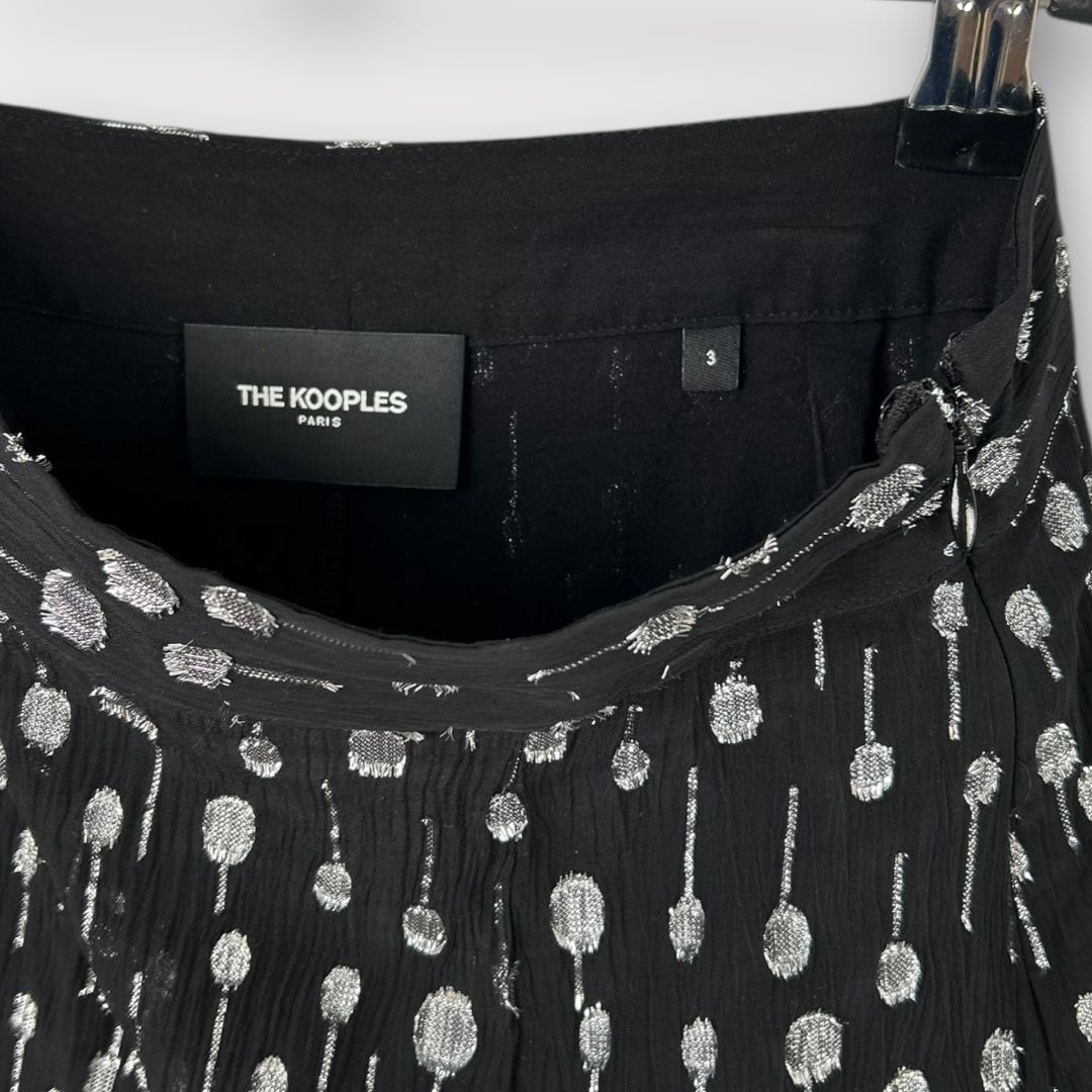 The Kooples Metallic Polka Dot Skirt - 10/12