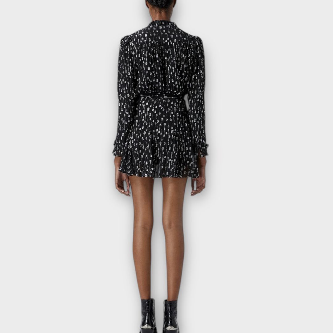 The Kooples Metallic Polka Dot Skirt - 10/12