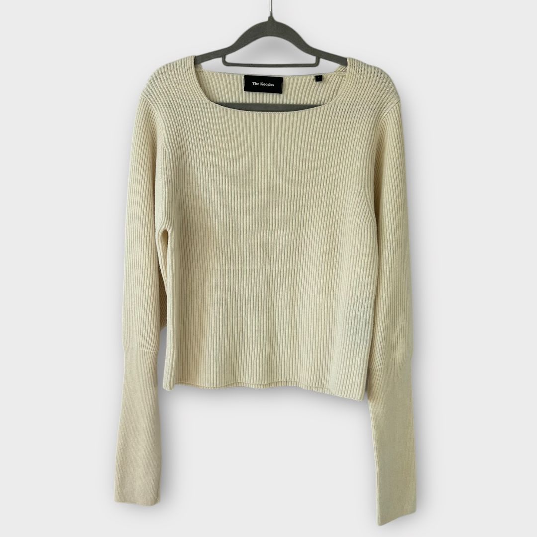 The Kooples Ribbed Knit Top - 8/10