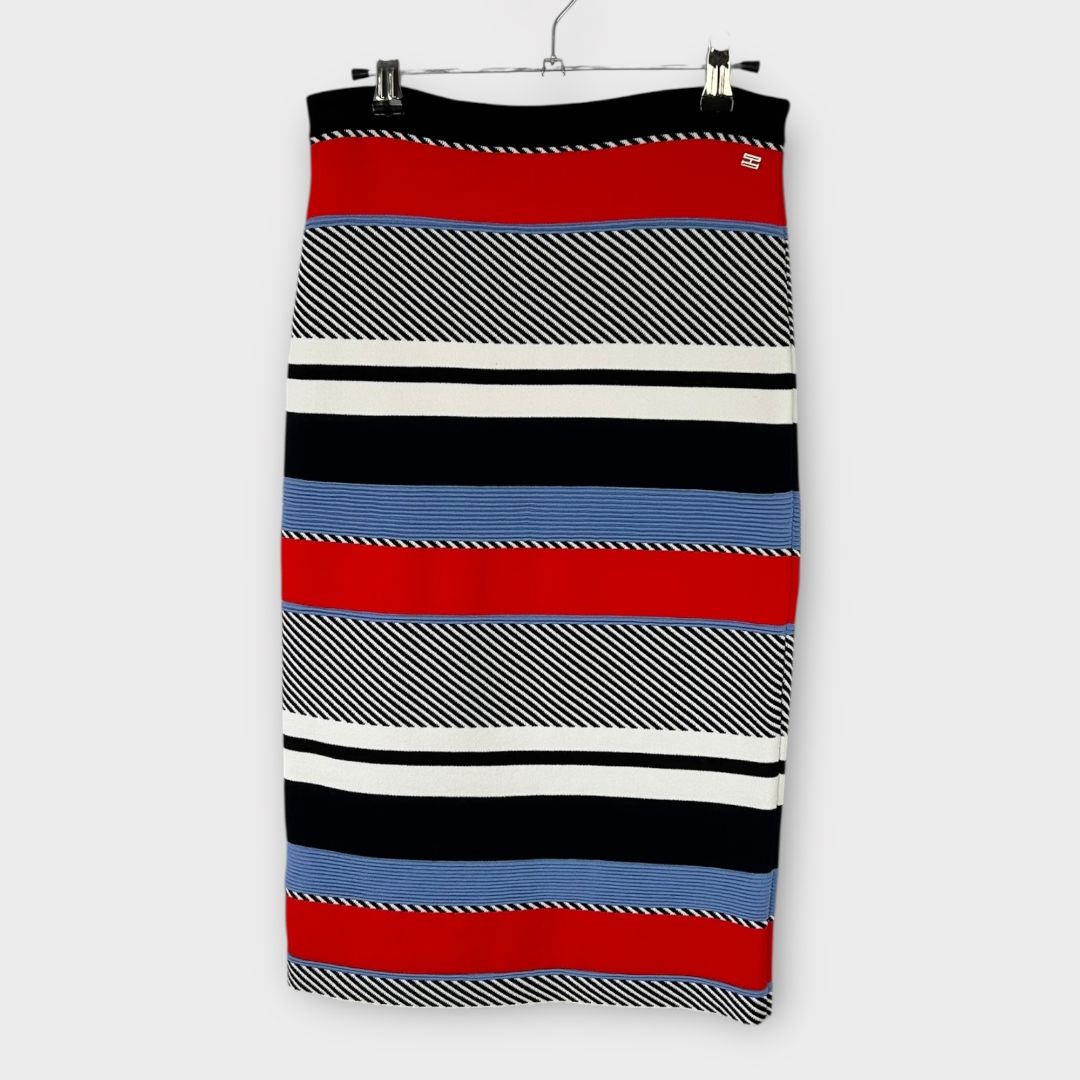 Tommy Hilfiger Pilaux Graphic Pencil Skirt - 10 (XS)