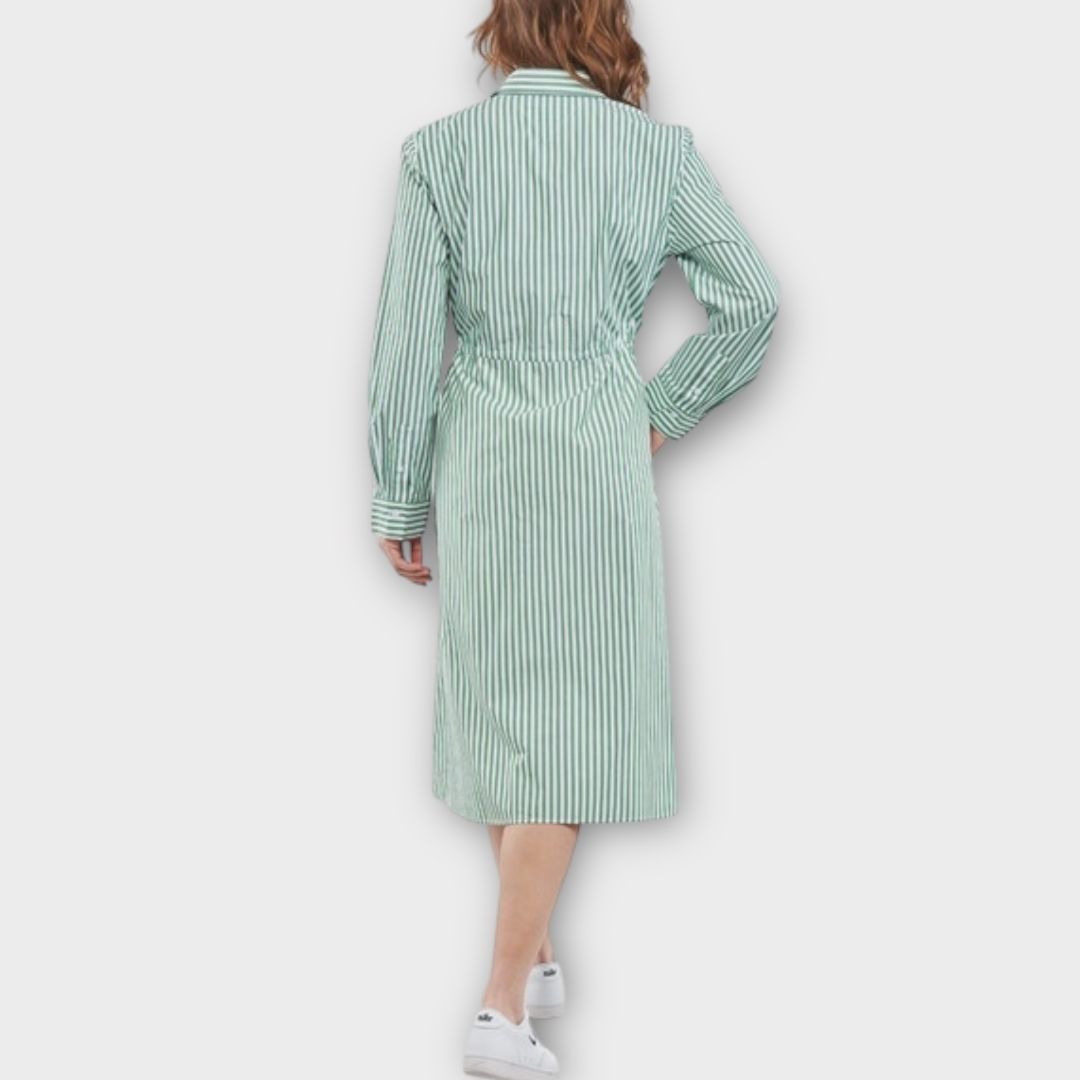 Tommy Hilfiger Stripe Cotton Shirt Dress - 8/10