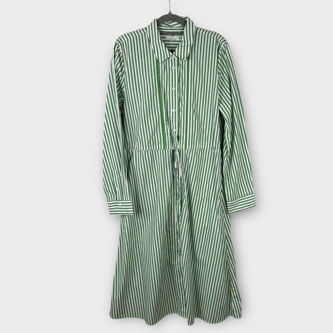 Tommy Hilfiger Stripe Cotton Shirt Dress - 8/10