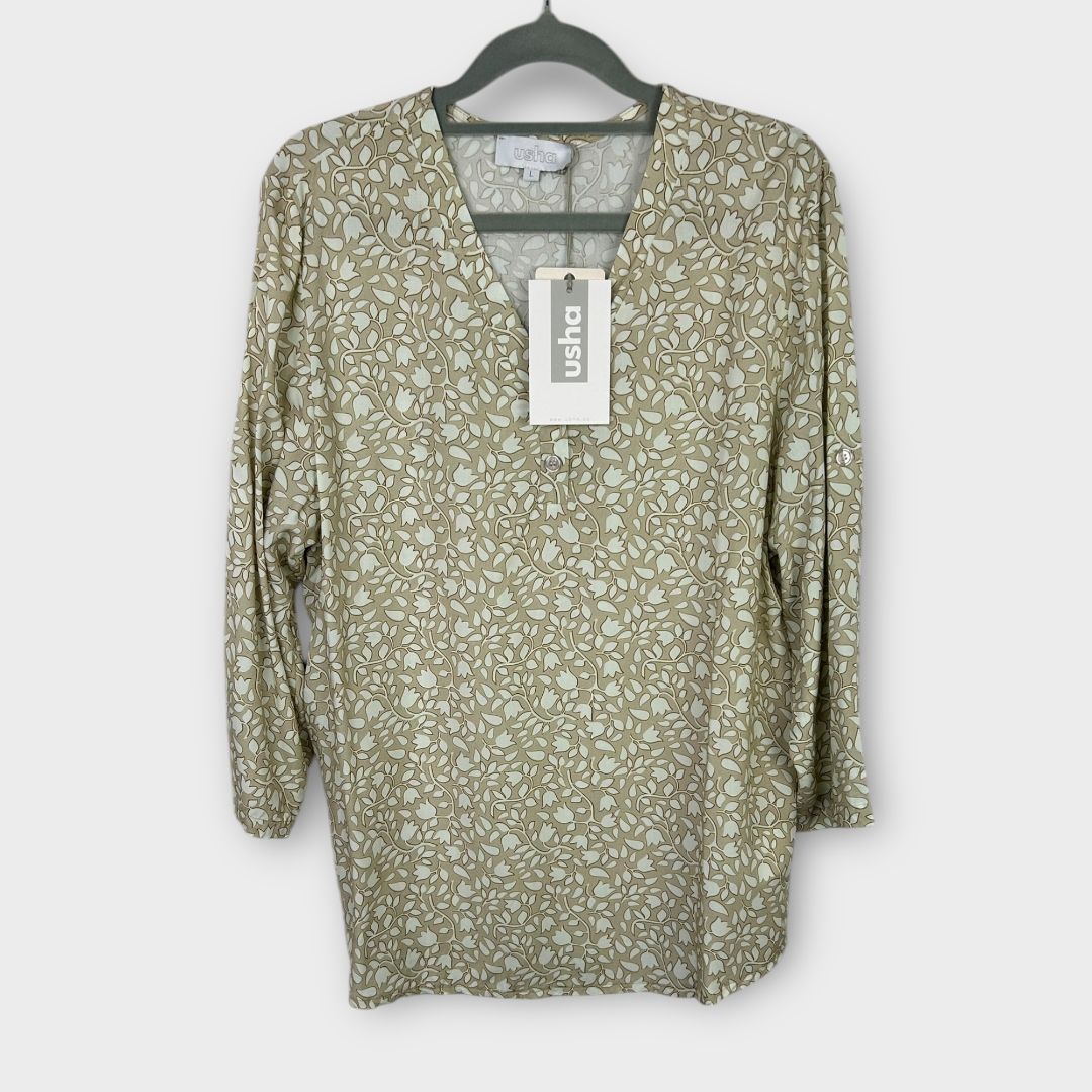 Usha Floral Blouse - 12 (L)