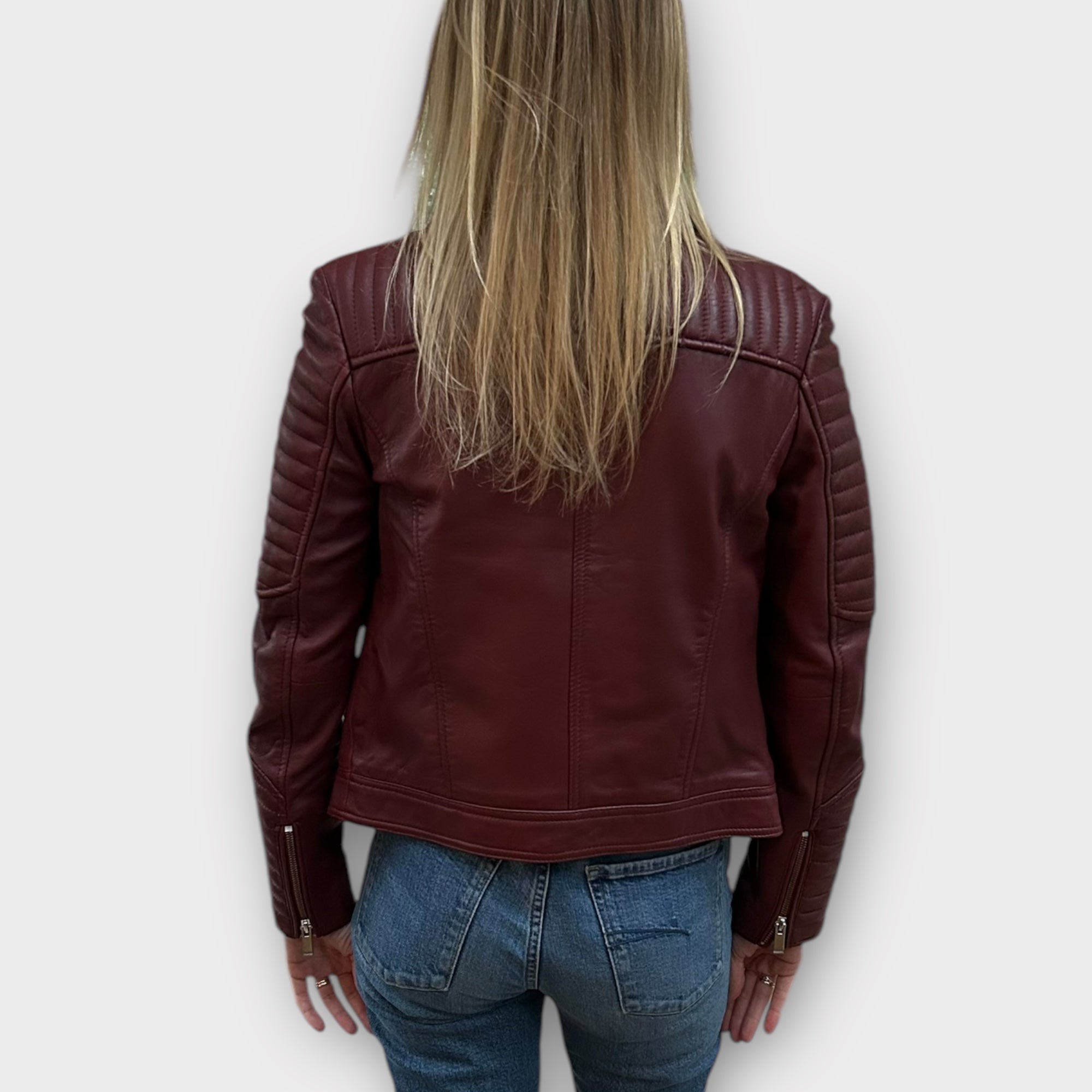 Usual Way Franca Leather Jacket - 6/8 (S)