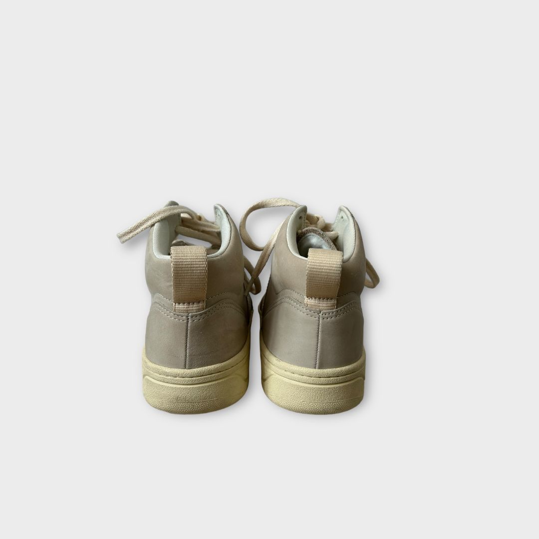 Veja V-15 Nubuck Natural White Trainers - 6/39