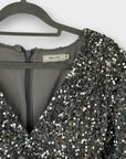 Vera & Lucy Sequin Velvet Mini Dress - 8 (S)
