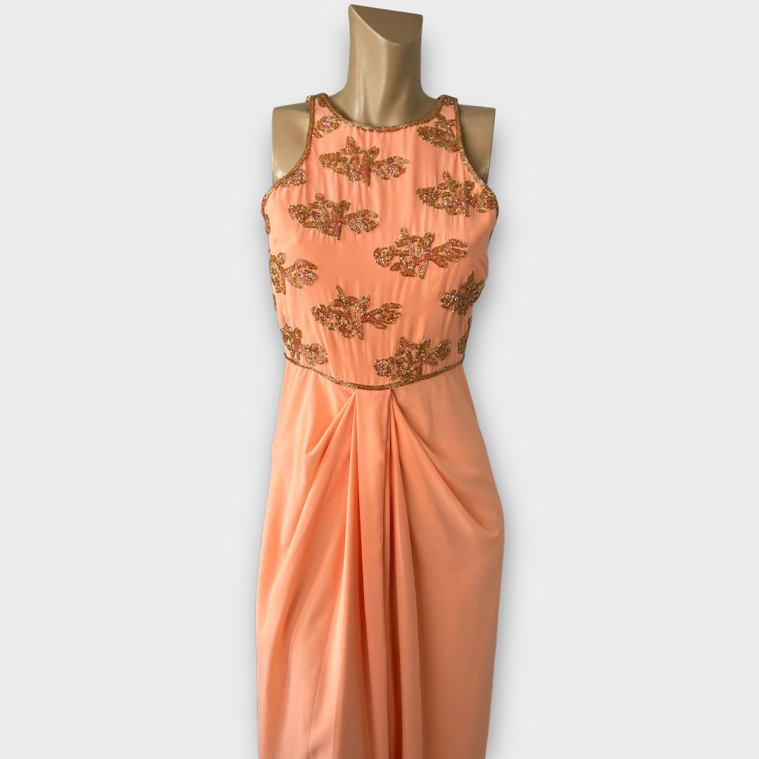 Virgos Lounge Embellished Maxi Dress - 10