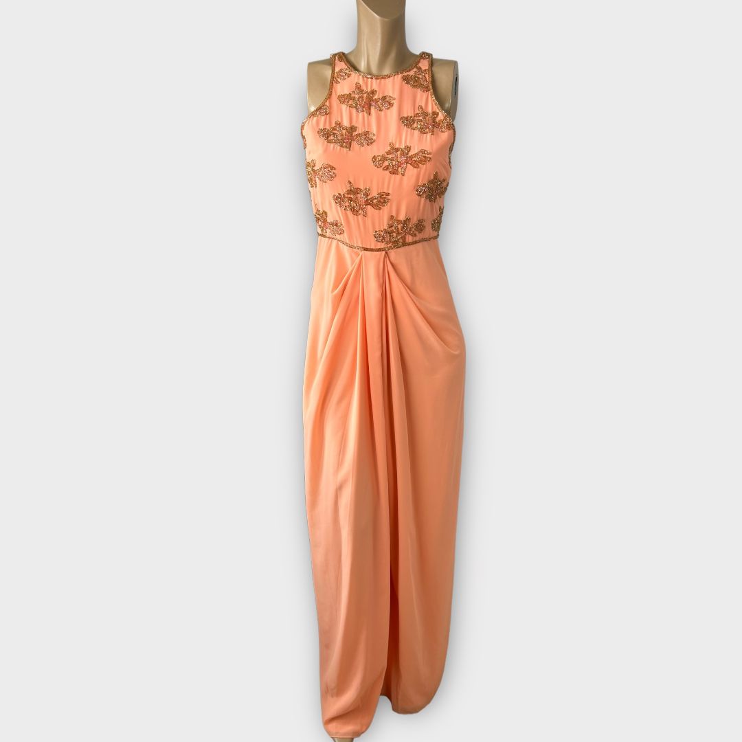 Virgos Lounge Embellished Maxi Dress - 10