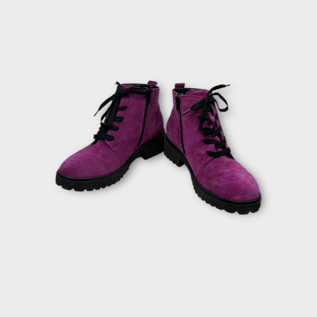 Waldläufer Suede Leather Ankle Boots - 4.5/37.5
