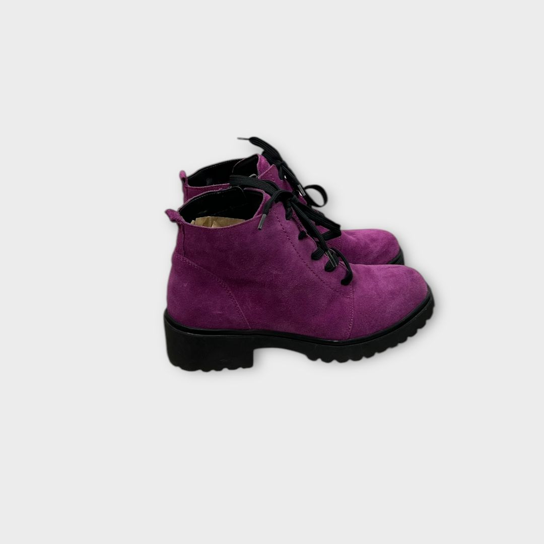 Waldläufer Suede Leather Ankle Boots - 4.5/37.5
