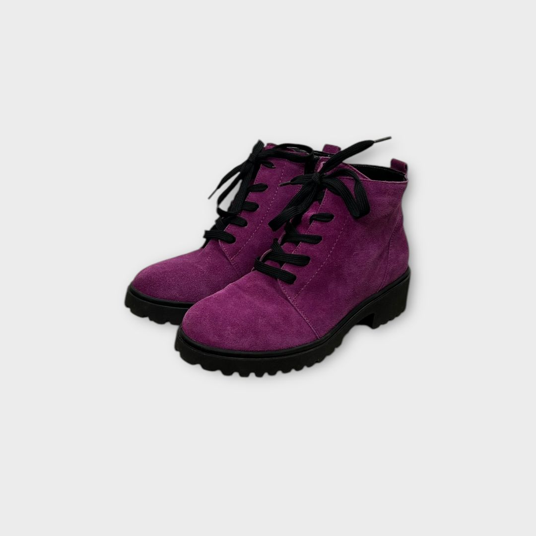 Waldläufer Suede Leather Ankle Boots - 4.5/37.5