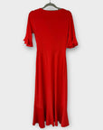 Warehouse Faux Wrap Midi Dress - 6/8