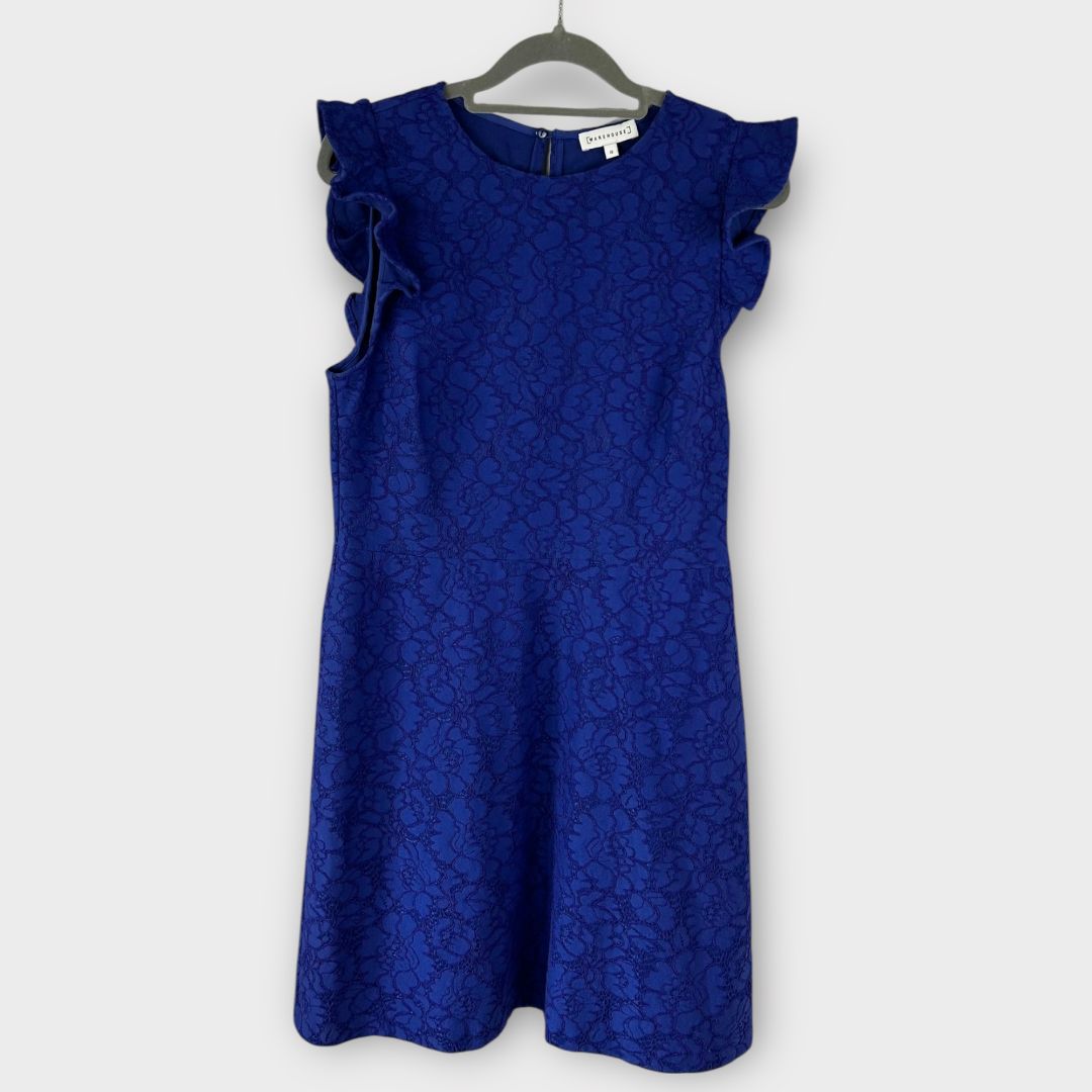 Warehouse Frill Lace Dress - 10/12