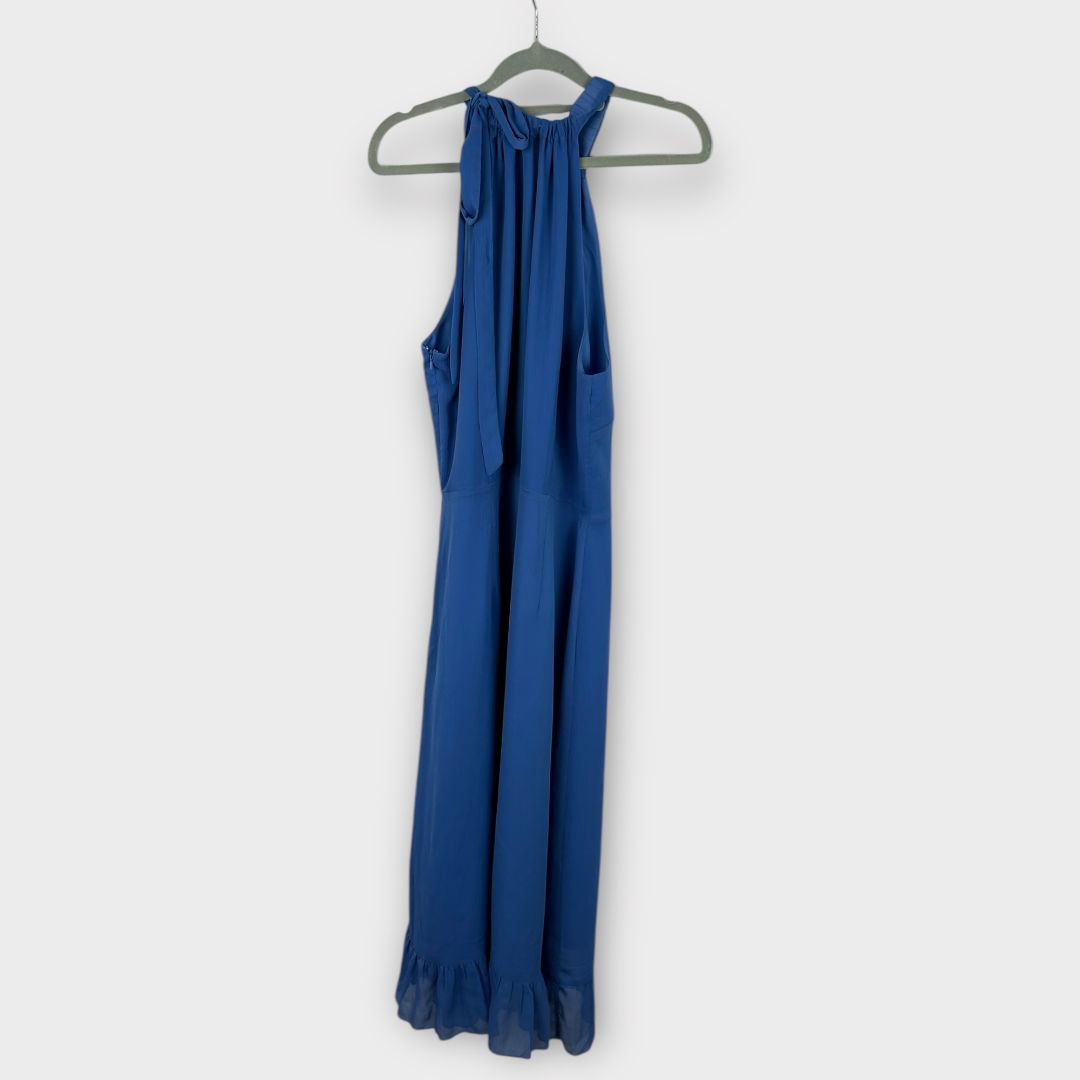 Warehouse Halter Neck Midi Dress - 16