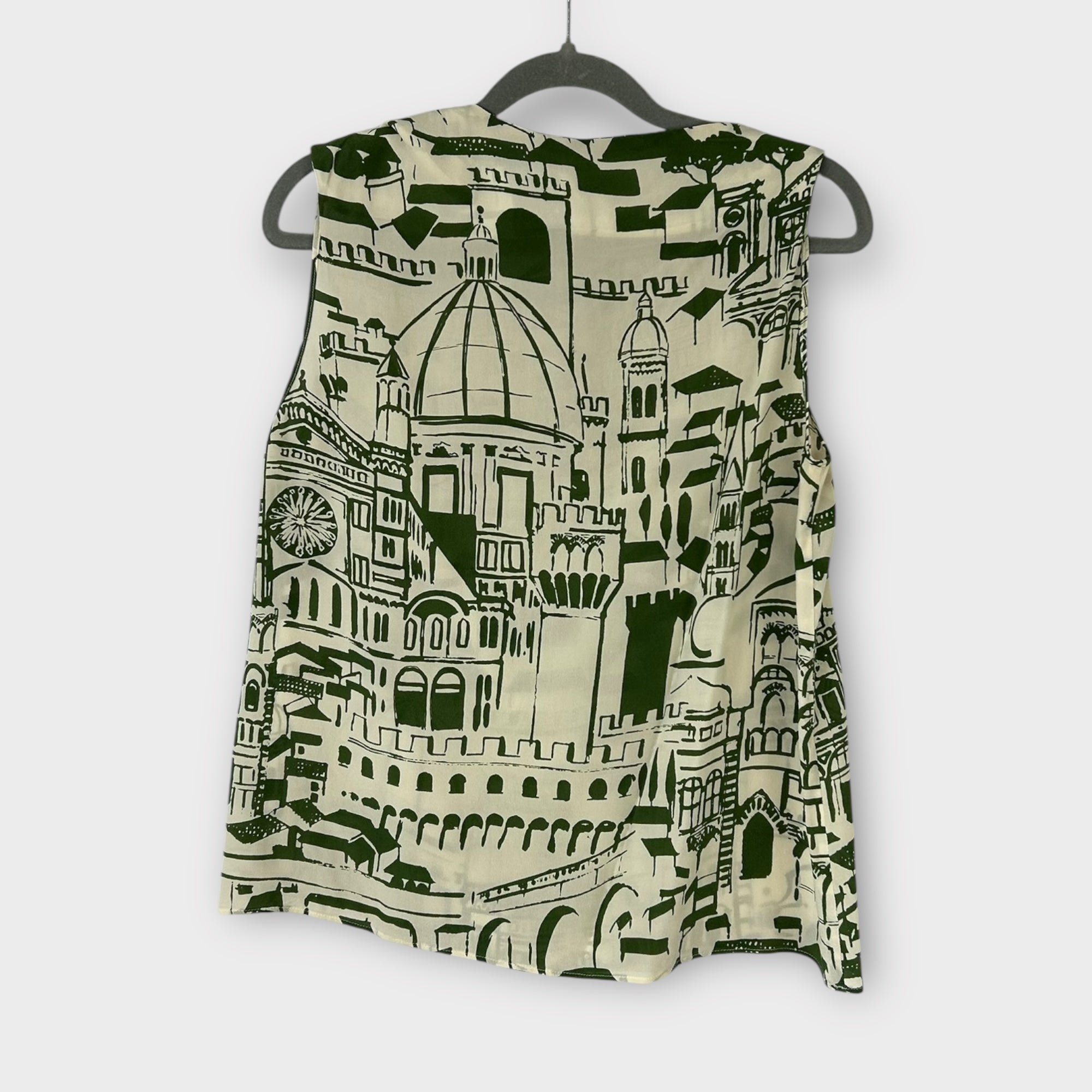 Weekend Max Mara Basilio Printed Silk Top - 10
