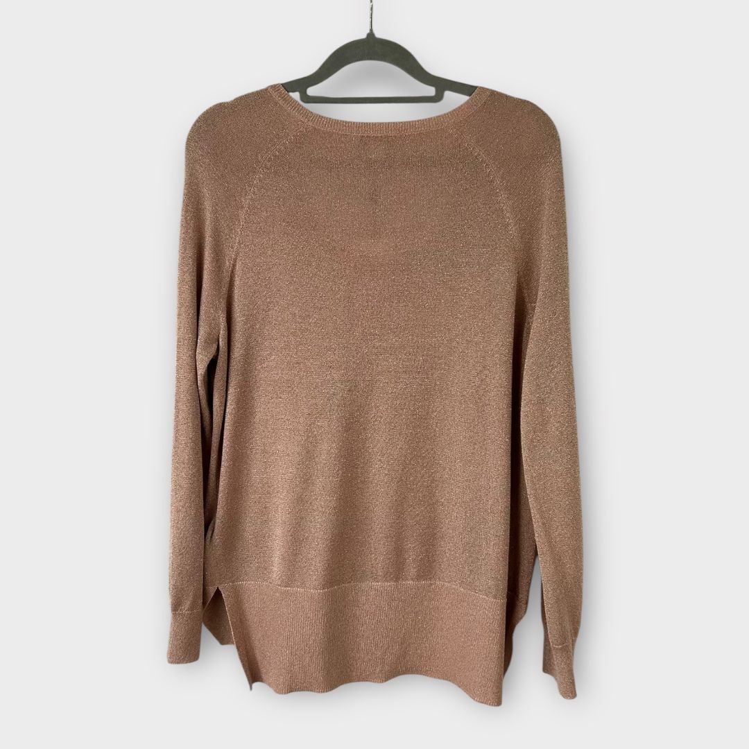 Whistles Sparkle Scoop Neck Knit - 10 (S)