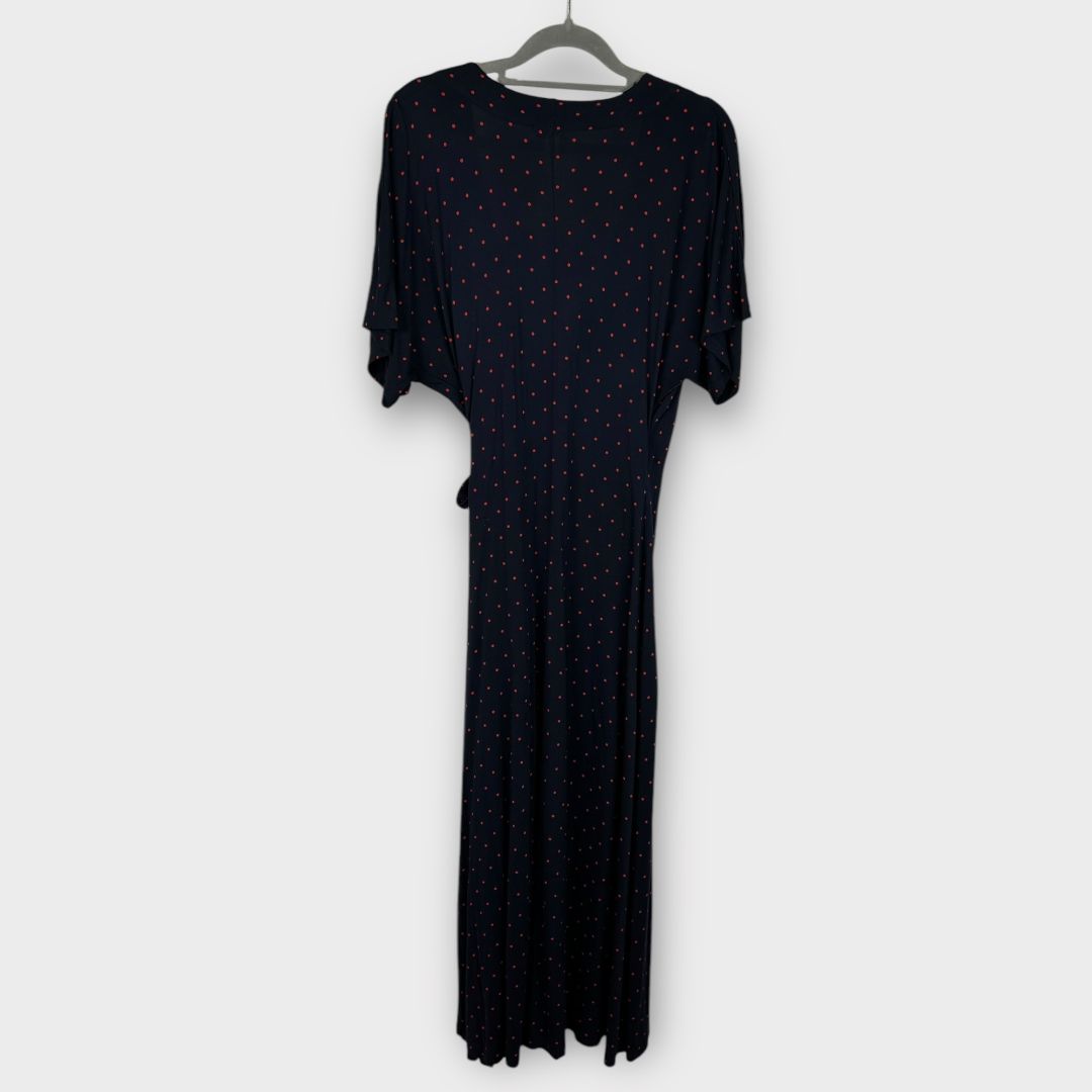 Whistles Spot Wrap Jersey Dress - 10