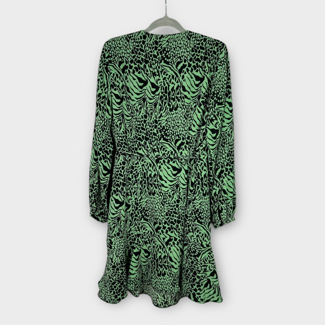 Whistles Zebra Print Wrap Dress - 12