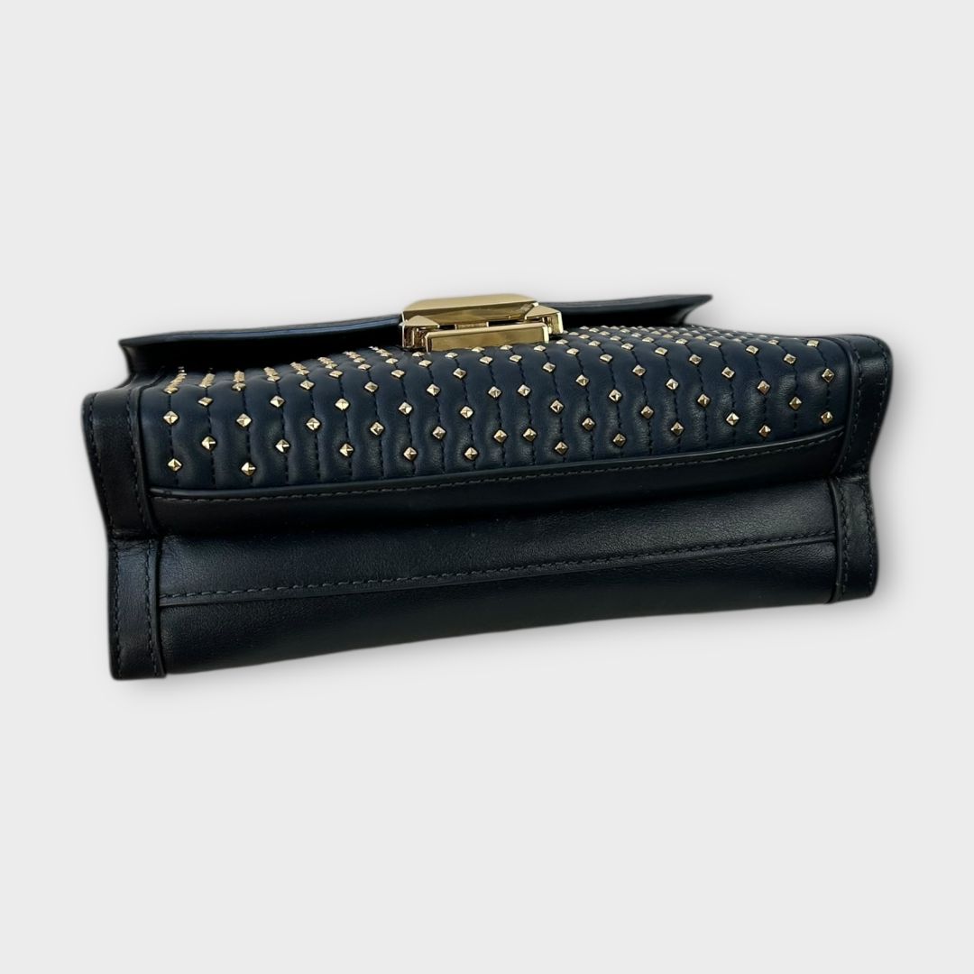 Michael Kors Whitney Large Studded Leather Shoulder Bag