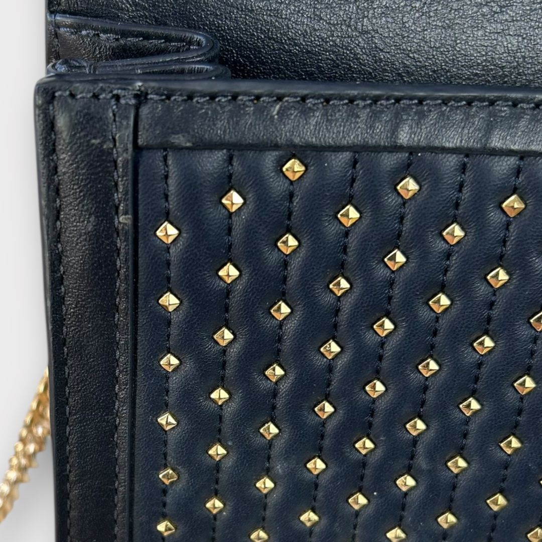 Michael Kors Whitney Large Studded Leather Shoulder Bag