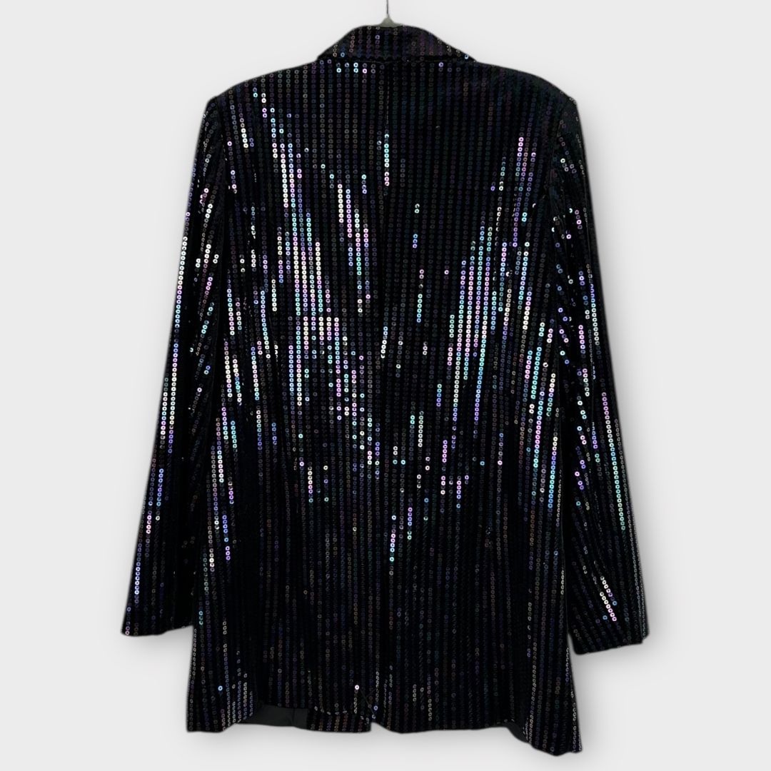 YAS Sequin Longline Blazer - 8/10 (S)