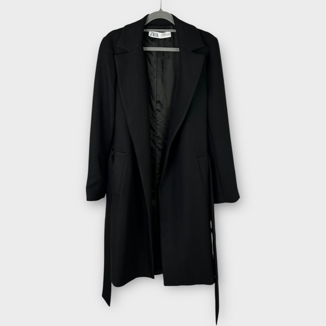 Zara Belted Coat - XS