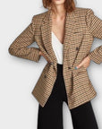 Zara Check Blazer - 8 (S)