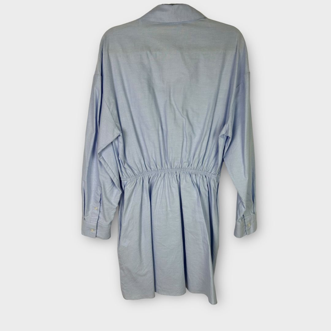 Zara Cotton Shirt Dress - M
