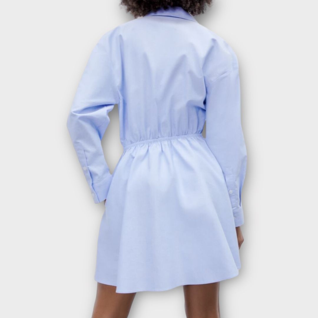 Zara Cotton Shirt Dress - M