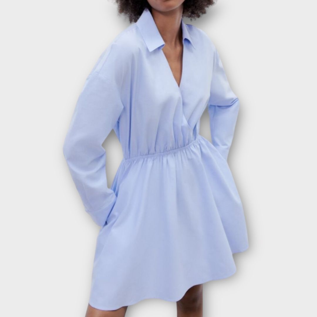 Zara Cotton Shirt Dress - M