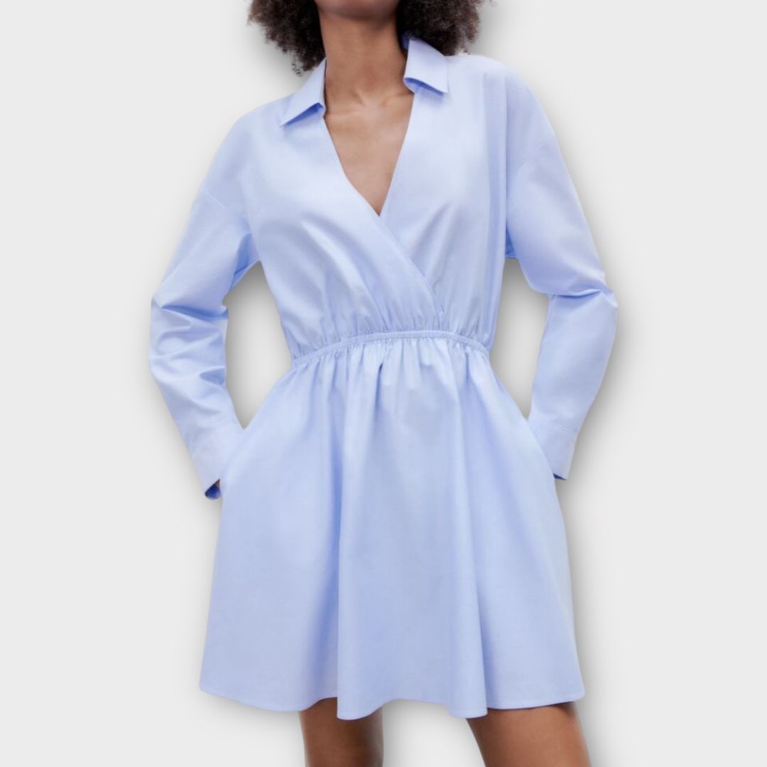 Zara Cotton Shirt Dress - M