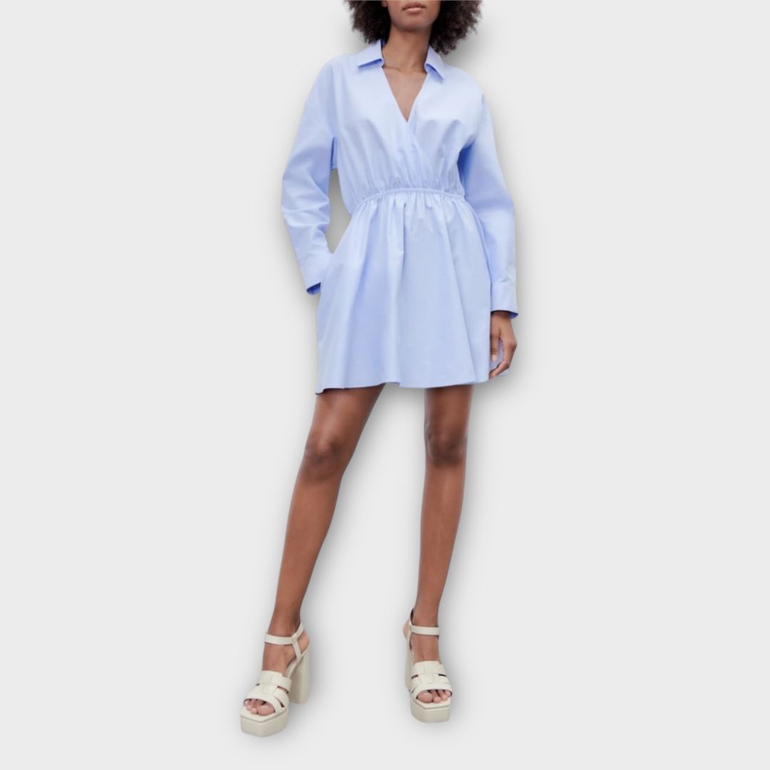 Zara Cotton Shirt Dress - M