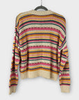 Zara Crochet Knit Cotton Sweater - S