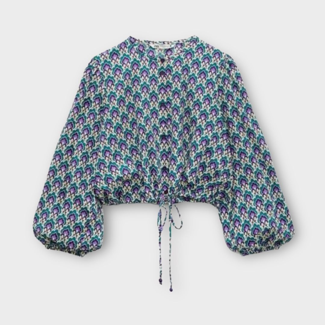 Zara Cotton Crop Top - S