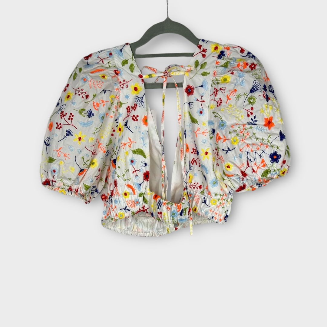 Zara Floral Crop Top - XL
