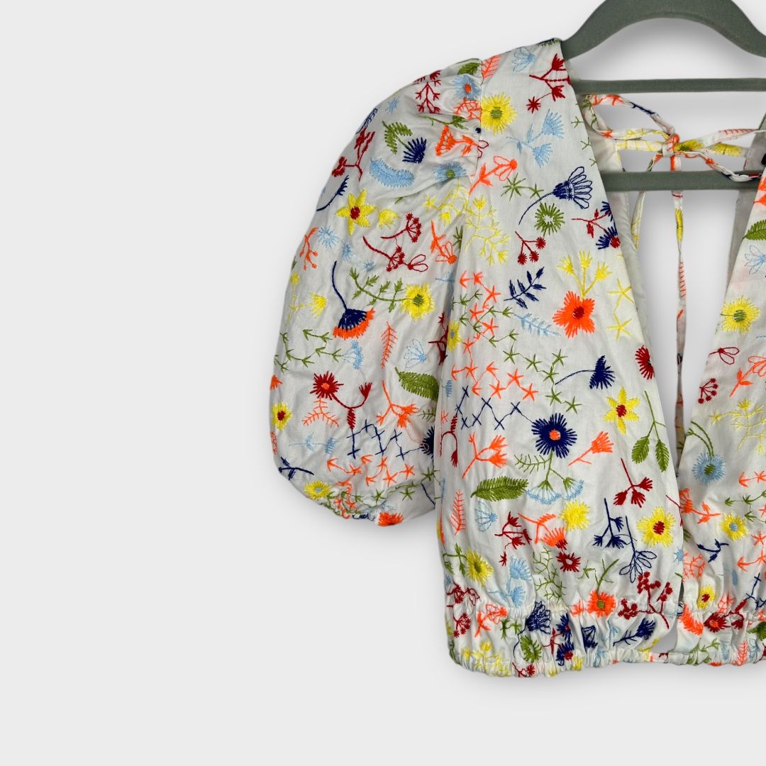 Zara Floral Crop Top - XL