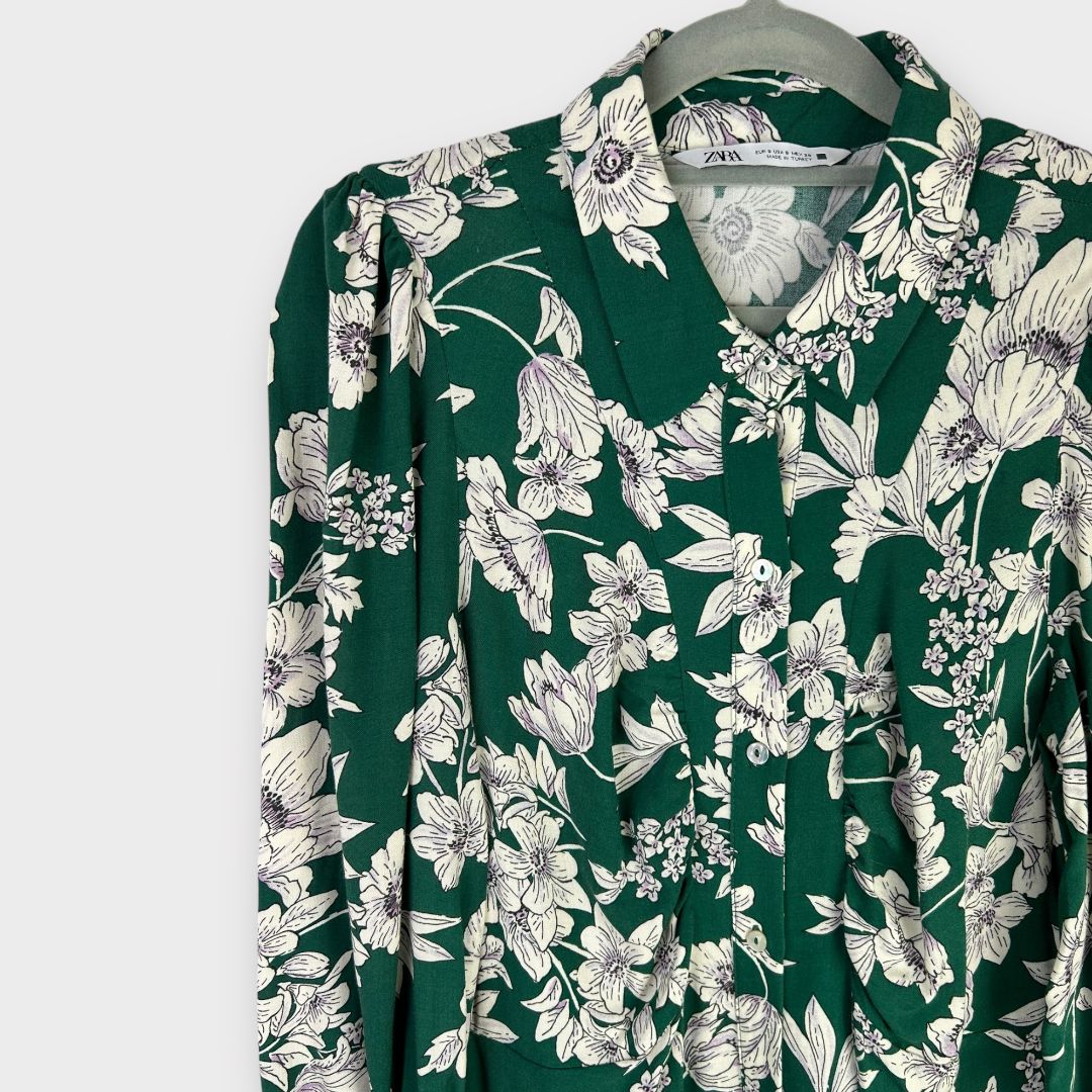 Zara Floral Midi Dress - S