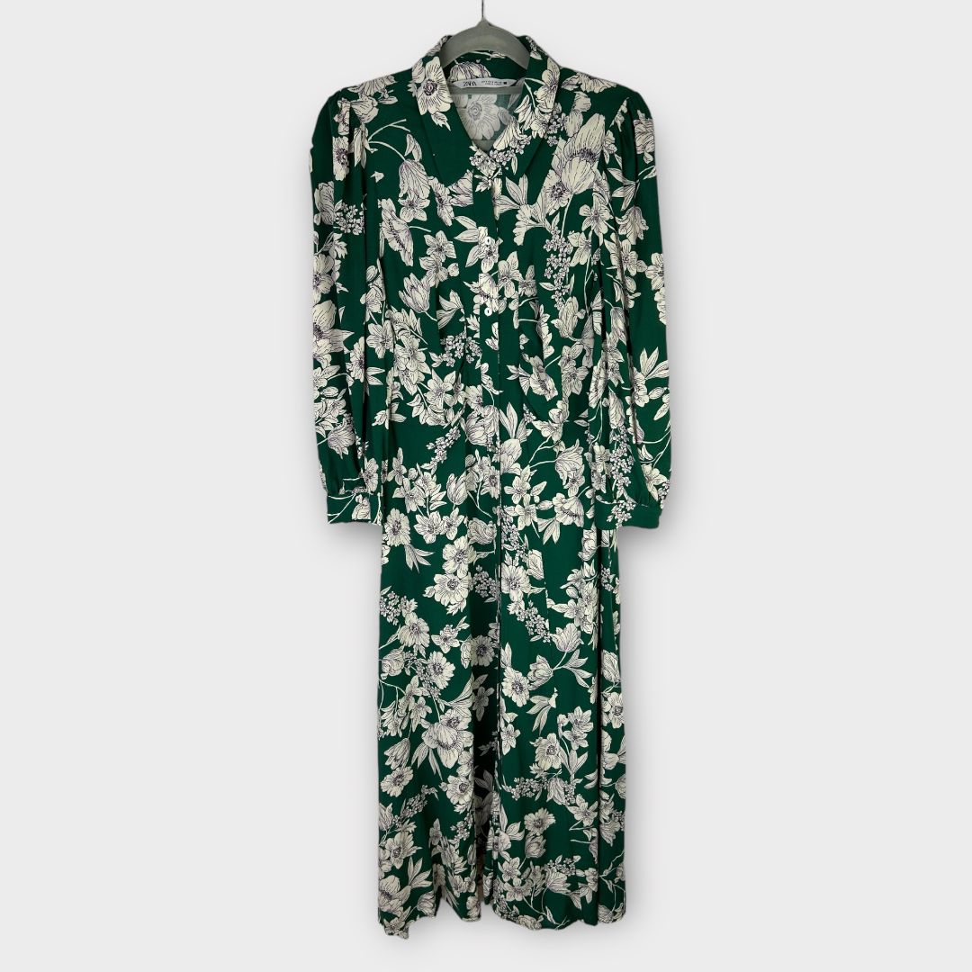 Zara Floral Midi Dress - S