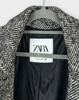 Zara Herringbone Coat - 12/14 (M)