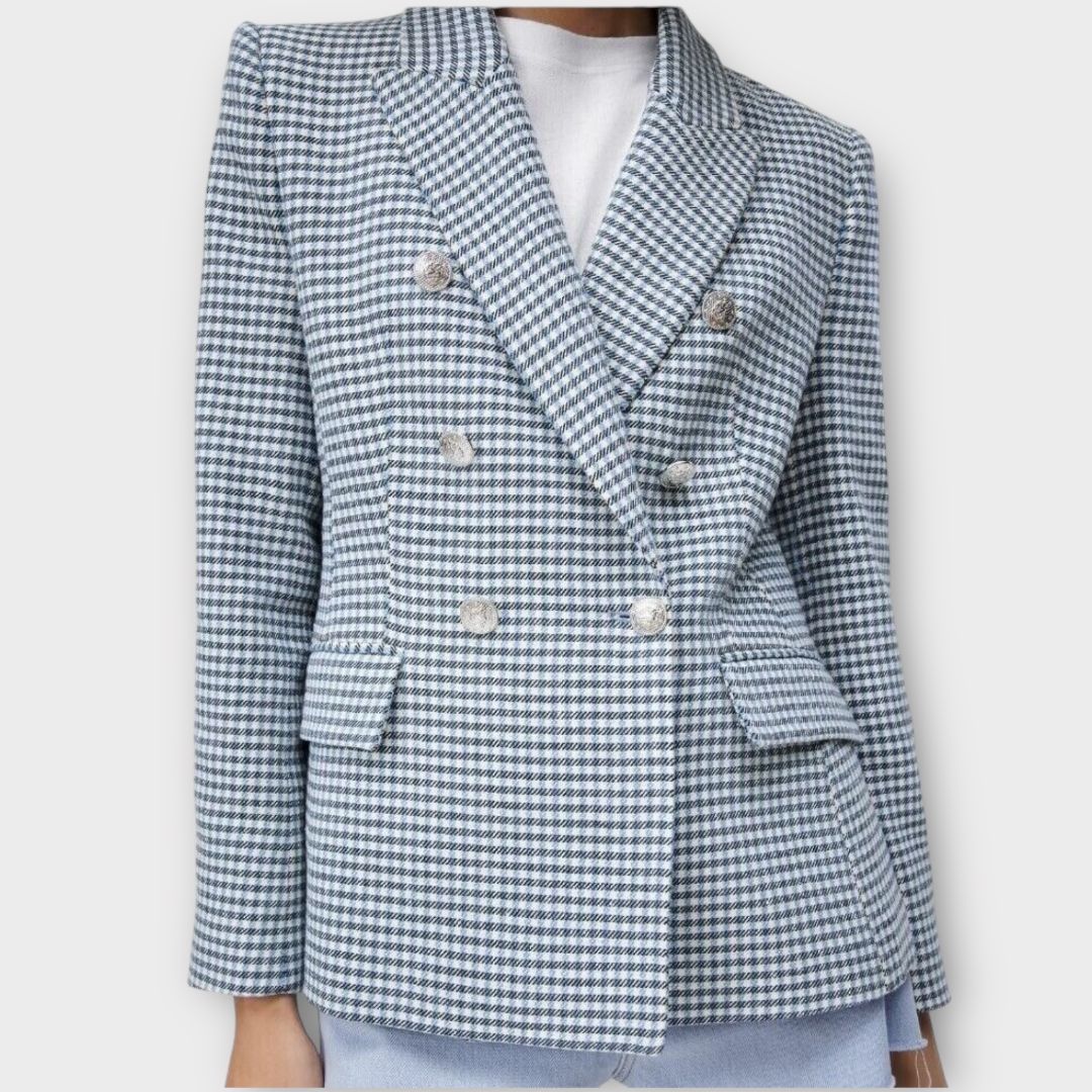 Zara Houndstooth Blazer - 10 (M)
