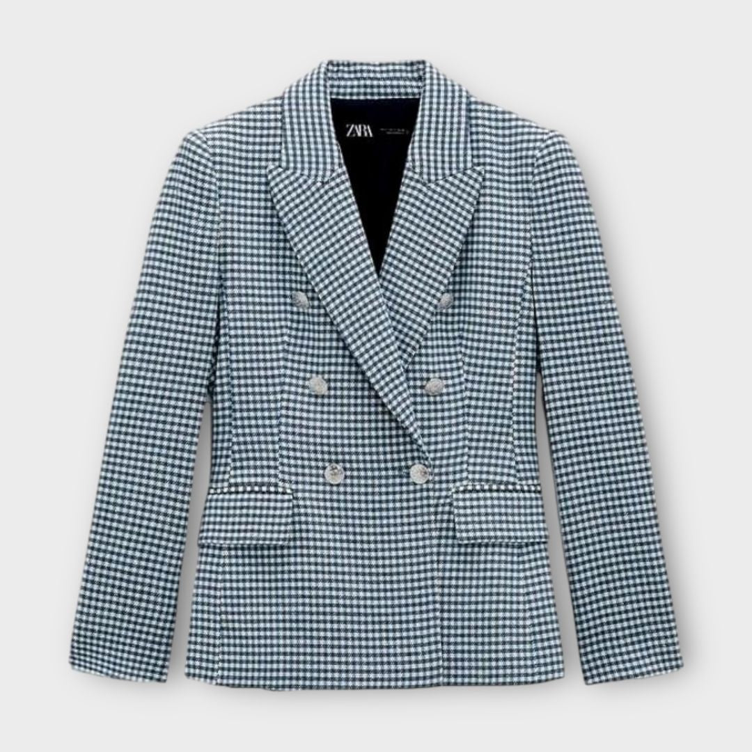 Zara Houndstooth Blazer - 10 (M)