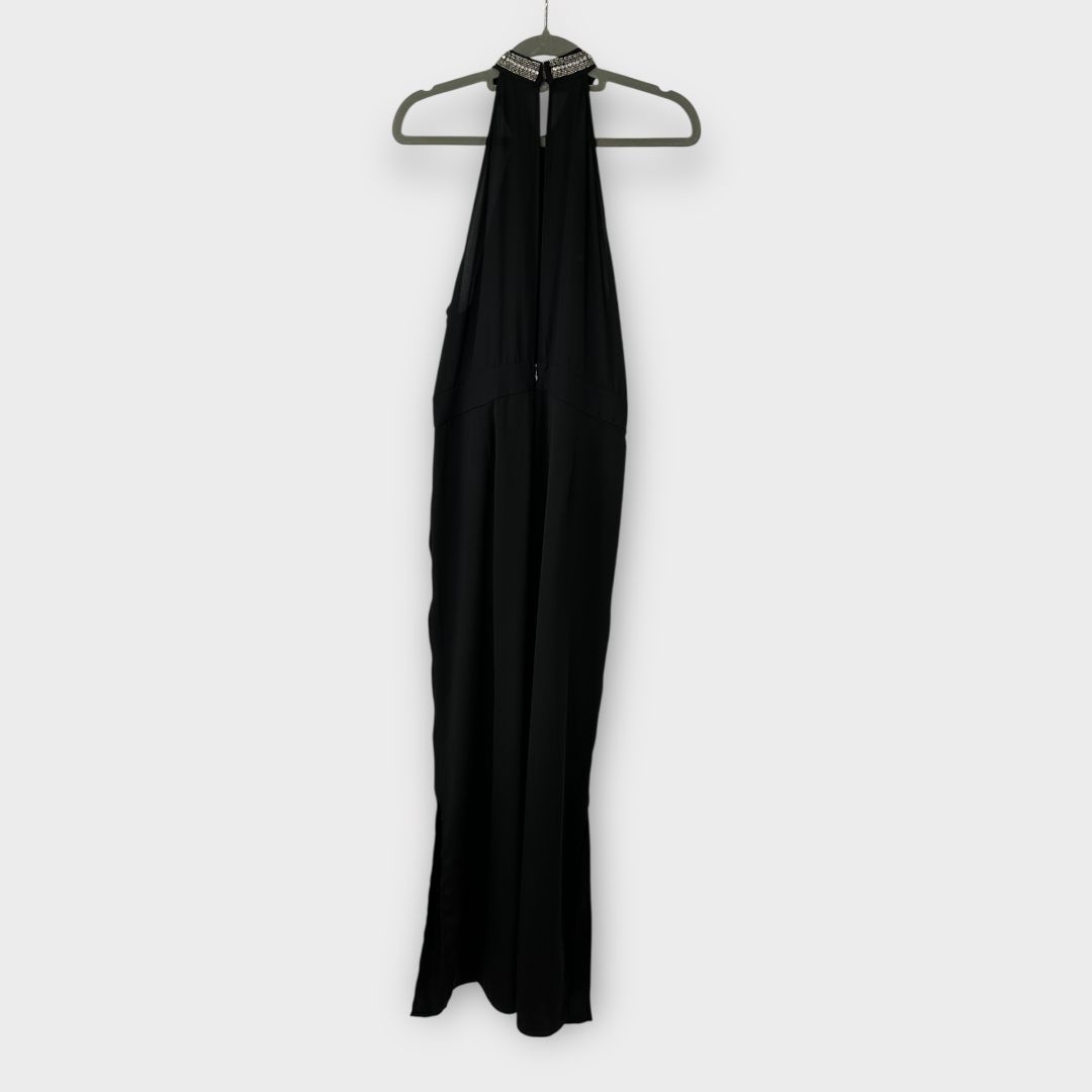 Zara Jewel Aplique Halterneck Jumpsuit - 12 (L)