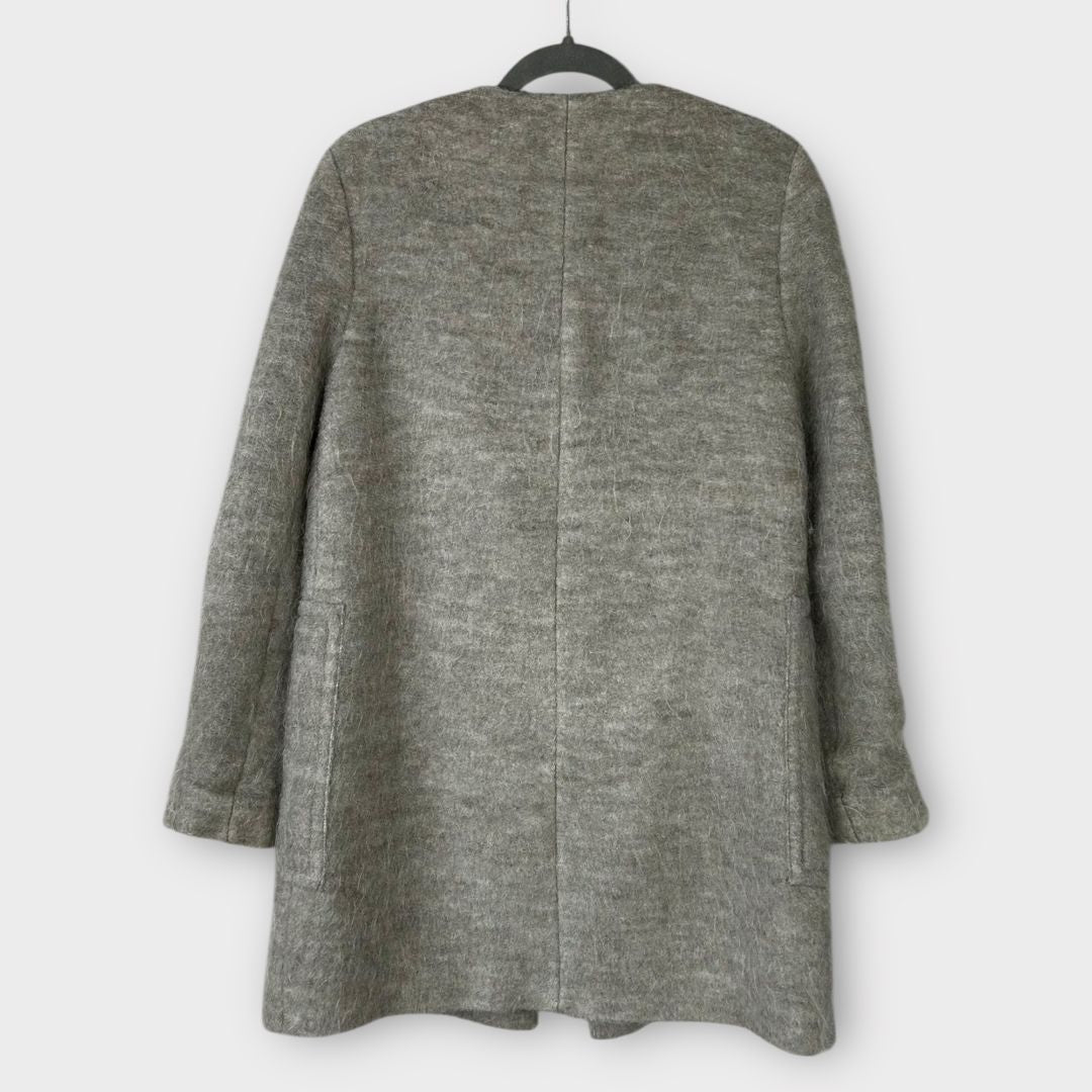 Zara Mohair Wool Blend Coat - S