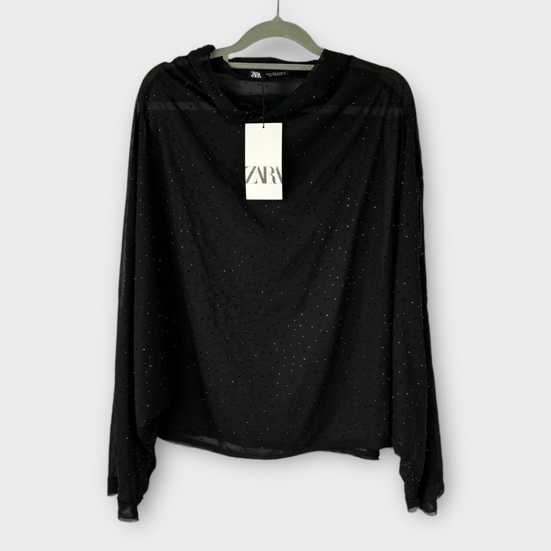Zara Rhinestone Top - 10 (S)