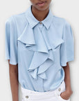 Zara Ruffle Blouse - 10 (S)